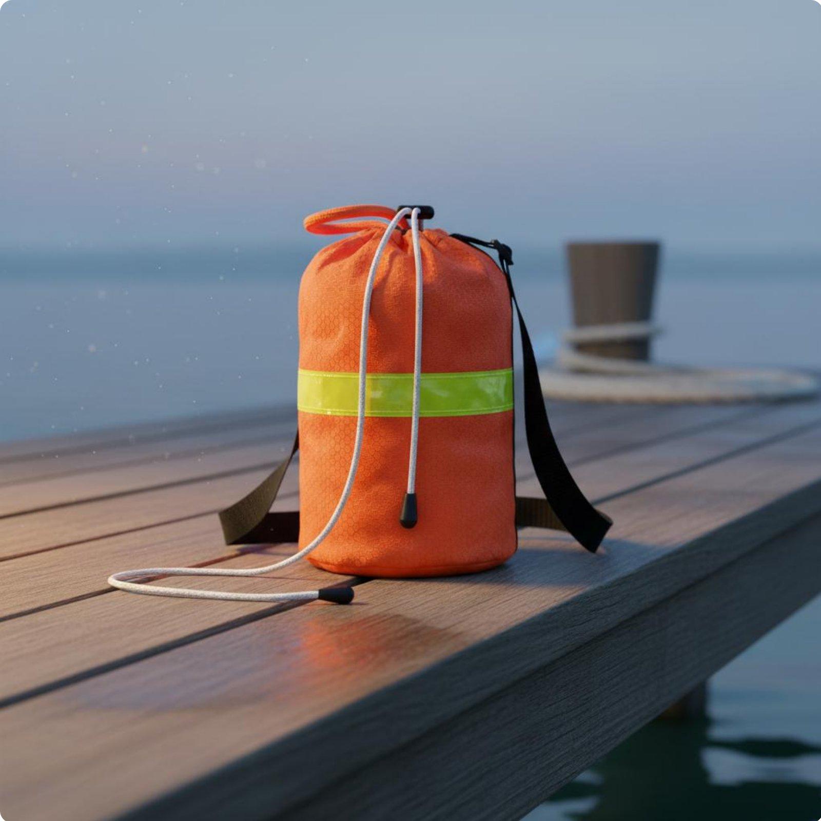Water Rescue Throw Bag Wear-Re - Rescue Rope Throw ulasan dan harga